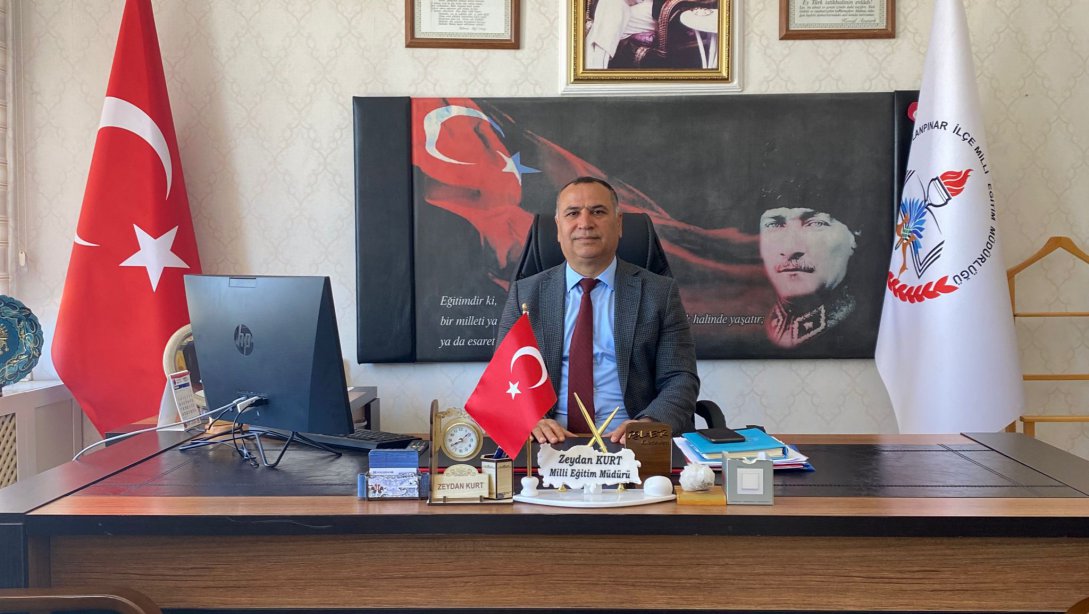 İlçe Milli Eğitim Müdürümüz Zeydan KURT'un Yeni Yıl Mesajı